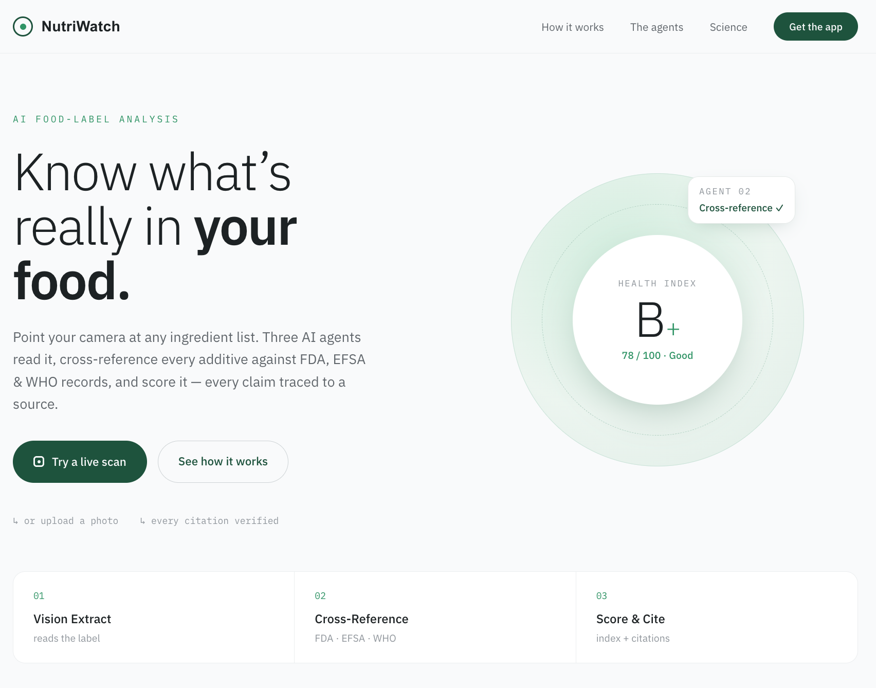 NutriWatch — know what's really in your food
